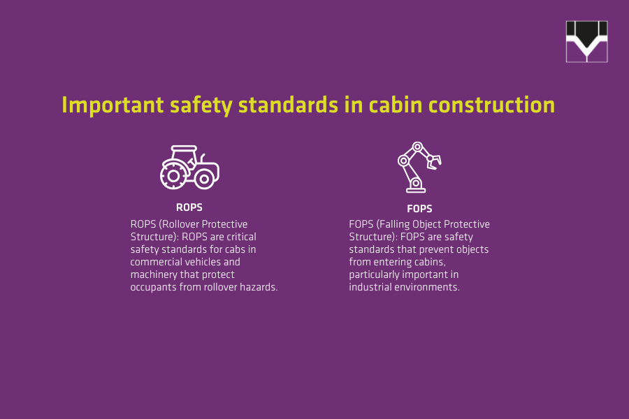 Standards in cabin construction: ROPS VS FOPS