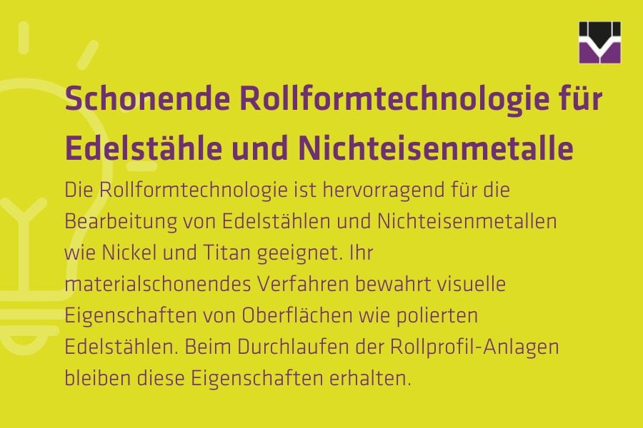 Rollformtechnologie-Nicheisenmetalle-Welser