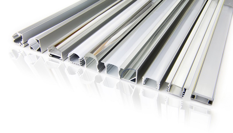 Aluminum profiles cross section
